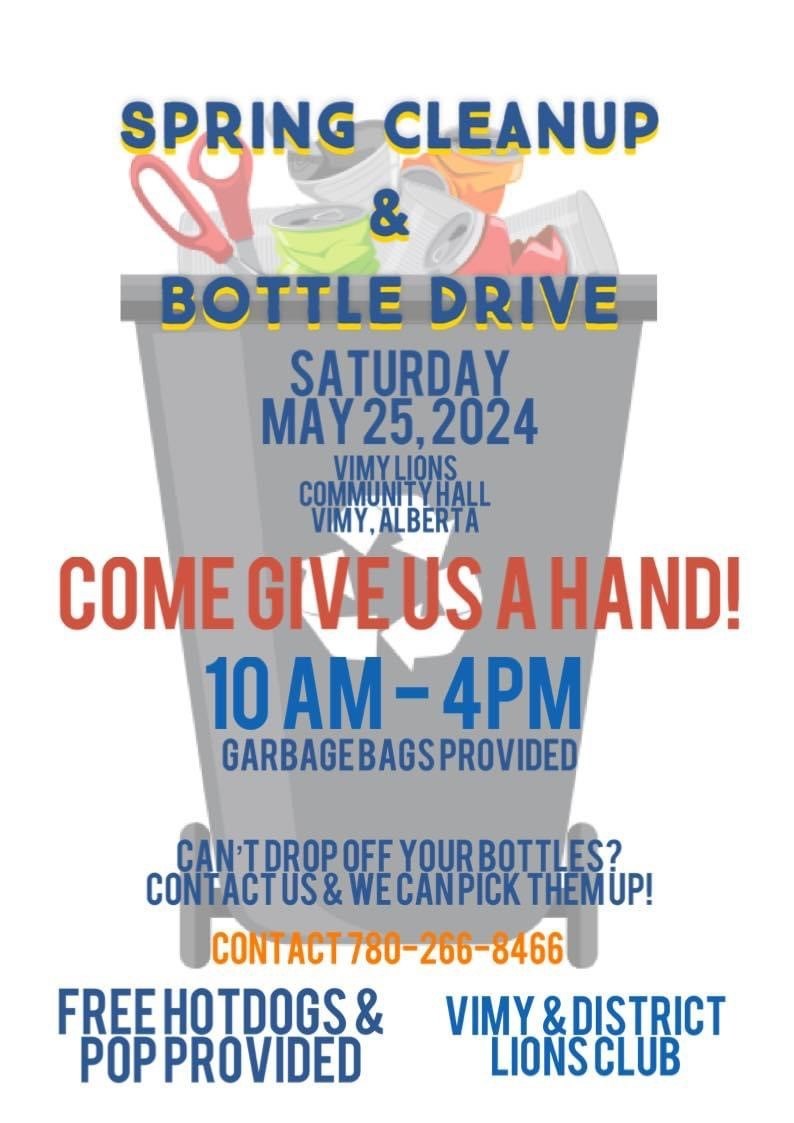 Vimy - Spring Clean Up and Bottle Drive